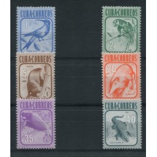 CUBA 1981 Yv. 2316/21 SERIE COMPLETA DE ESTAMPILLAS MINT FAUNA AVES REPTILES